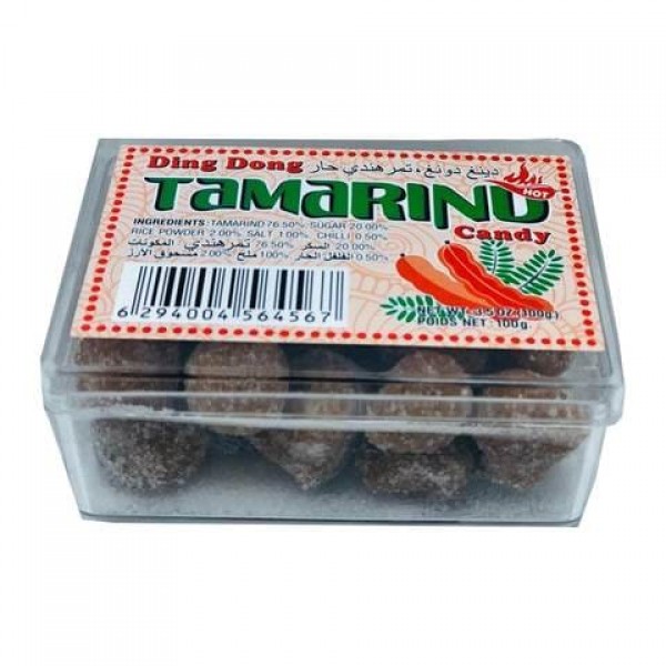 Ding Dong Tamarind Candy Hot - 100 Gm