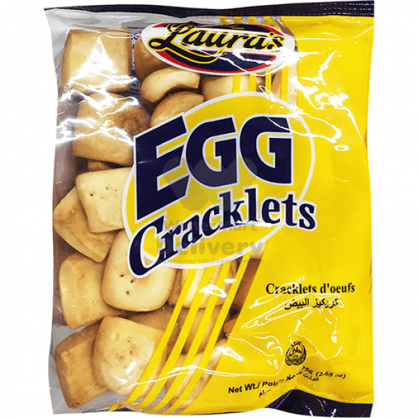 Lauras Egg Cracklets-75gm
