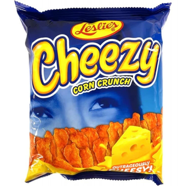 Leslies Cheezy Corn Crunch Outrageous Cheesy -70Gm