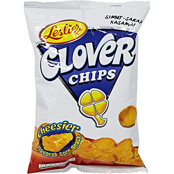 Leslies Clover Chips Cheesier-85gm