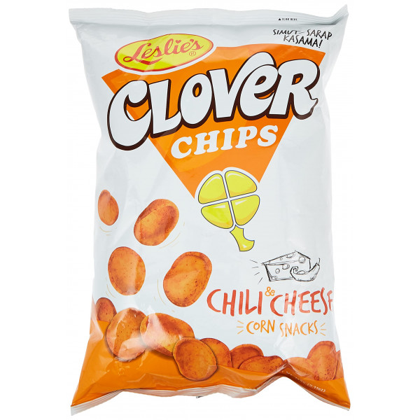 Leslies Clover Chips Chili & Cheese -145Gm
