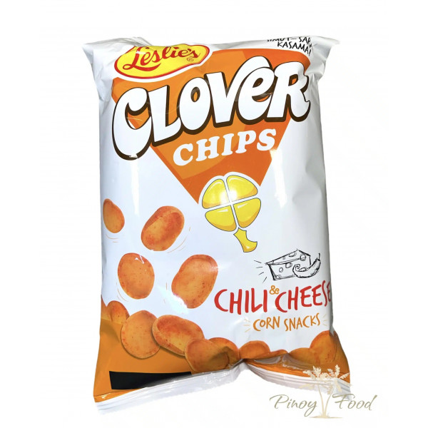 Leslies Clover Chips Chili & Cheese -55Gm