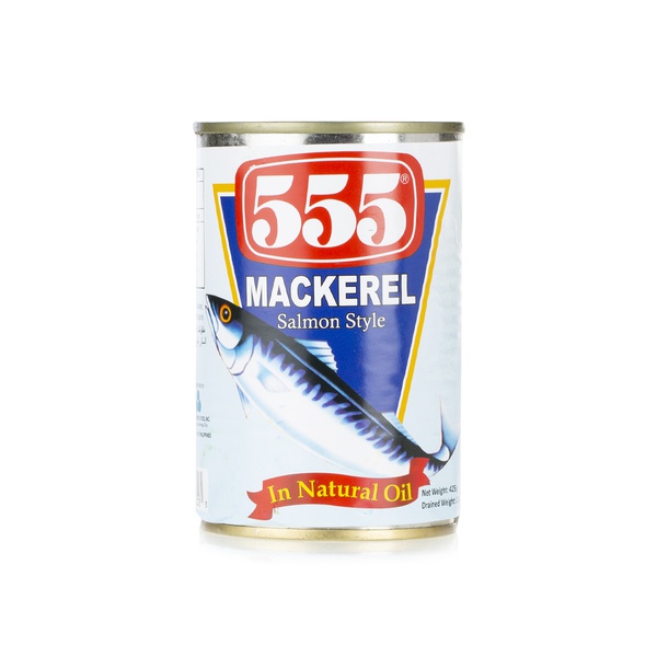 555 Mackerel In Natural Oil-425gm