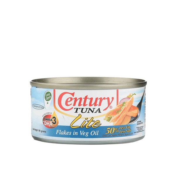 Century Tuna Flake in Vegetable Oil Lite-180gm