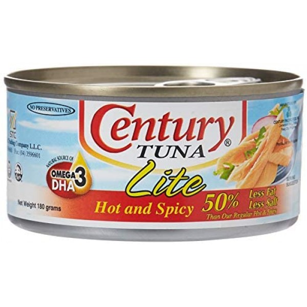 Century Tuna Flakes Hot N Spicy Lite-180gm