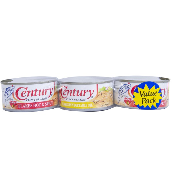 Century Tuna Assorted Value Pack-3X180gm 