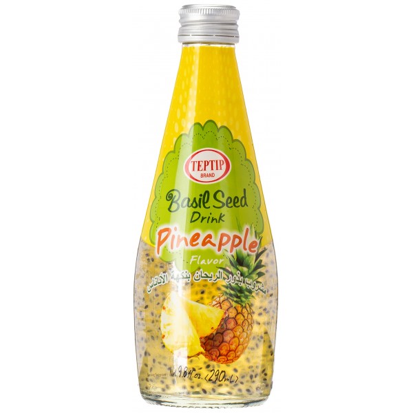 Teptip Basil Seed Pineapple Drink - 290ml