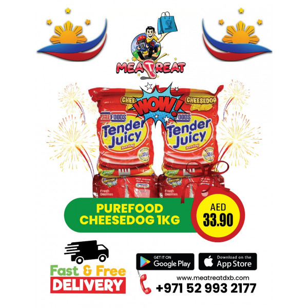 PureFoods Tender Juicy Cheesedog - 1kg