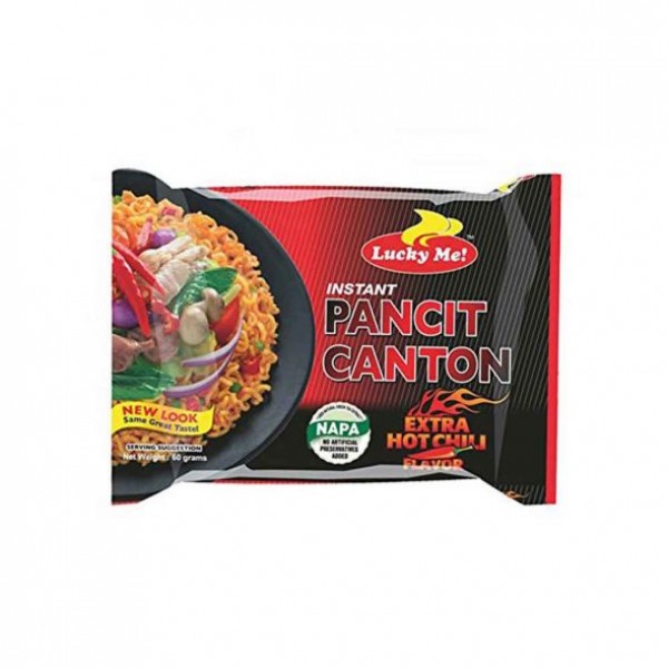 Lucky Me Hot Chilli Noodles -60gm