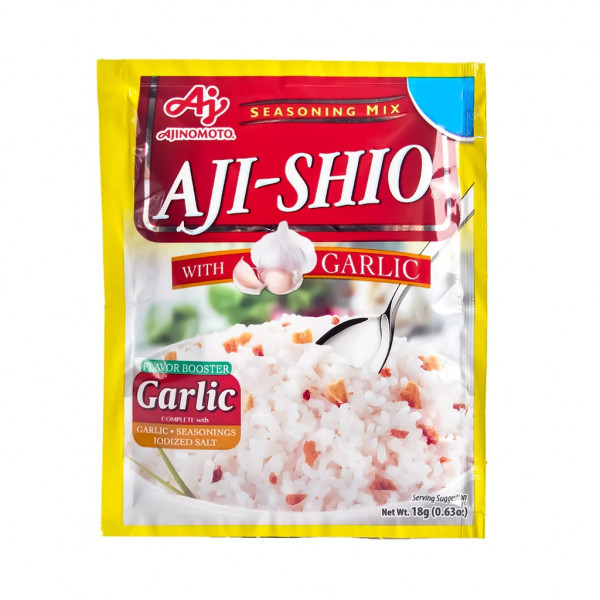 Ajinomoto Aji-Shio Seasoning Mix Garlic -12X18 -26Gm