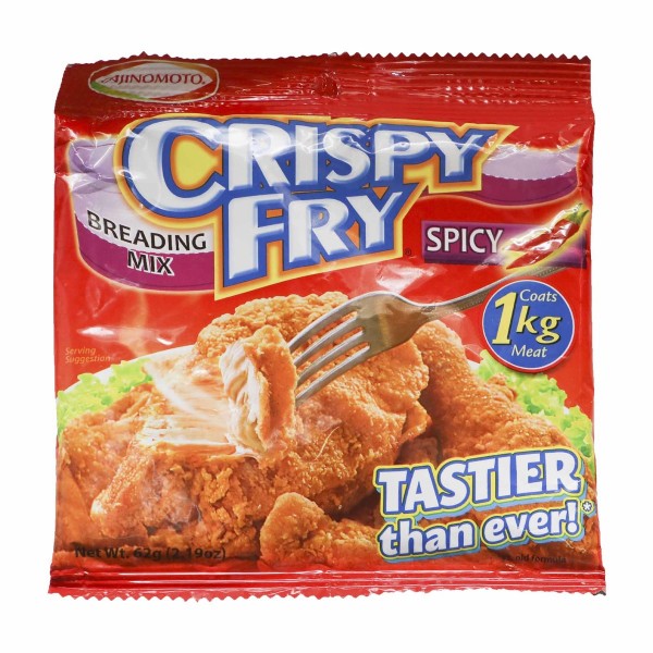 Ajinomoto Crispy Fry Breading Mix Spicy-62gm
