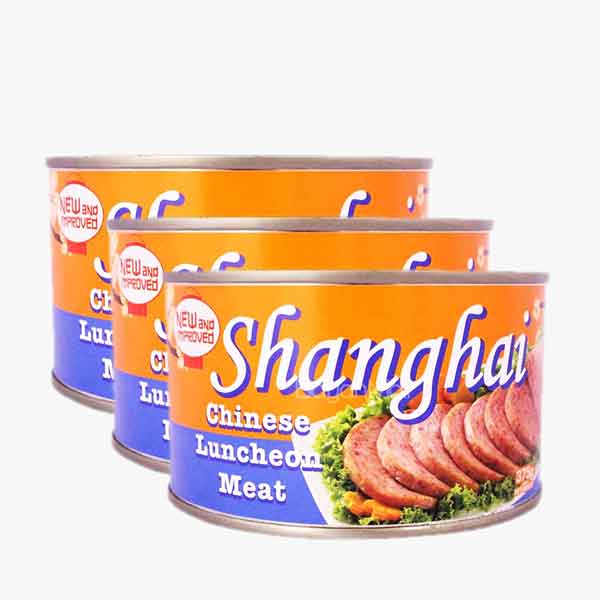 Shangai Luncheon Meat Pork-(3X375gm)