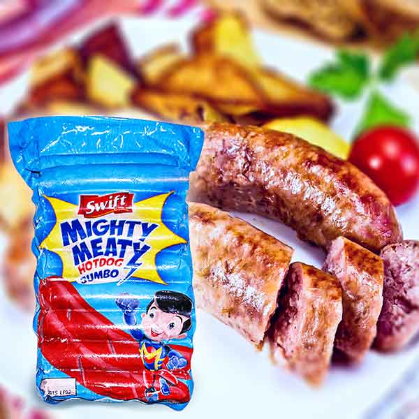 Swift Mighty Meaty Hotdog Regular-500gm