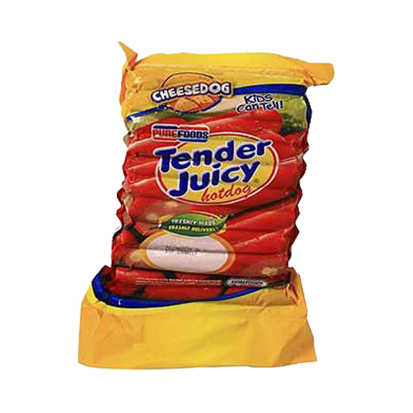 PureFoods Tender Juicy Cheesedog - 1kg