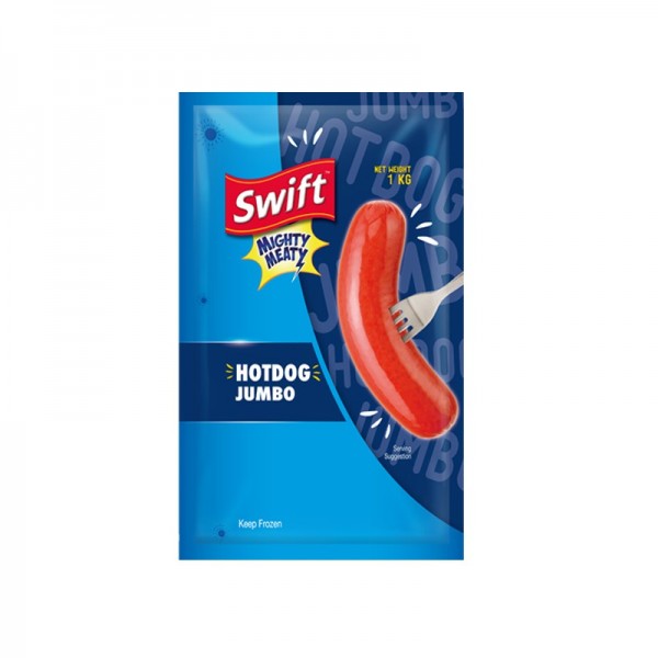 Swift Mighty Meaty Hotdog Jumbo (4.5 inch)-1kg