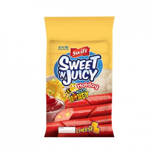 Swift Sweet N Juicy Hotdog with Cheese-1kg