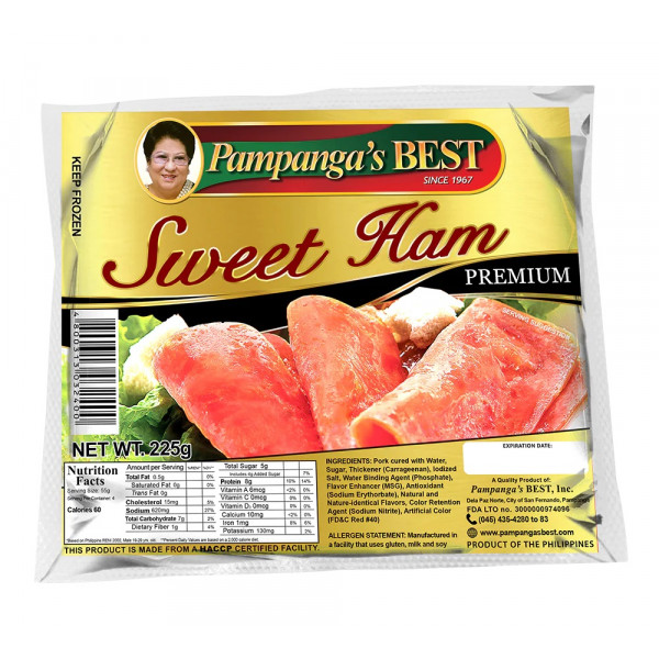Pampangas Premium Sweet Ham -225gm